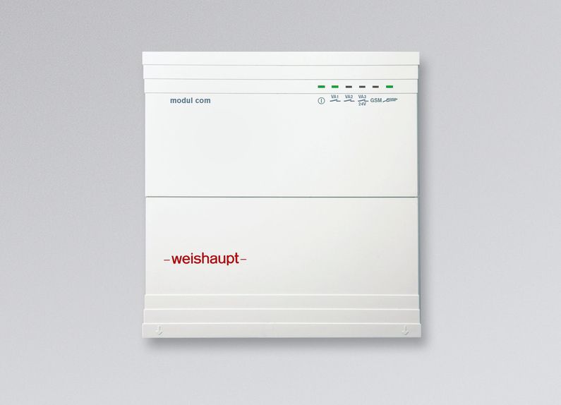 Abbildung Vorderseite des Weishaupt Thermo Condens Öl-Brennwertkessels